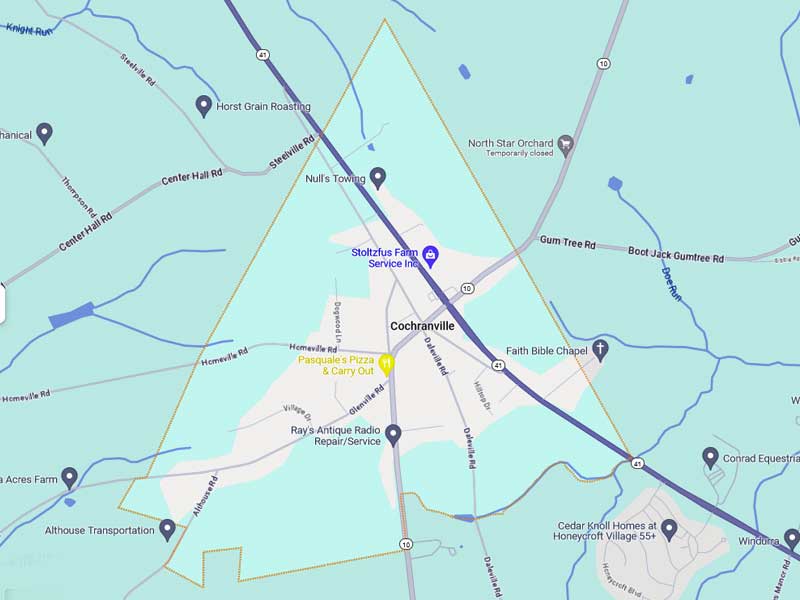 cochranville-property-cleanouts map